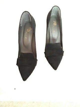 37 Beden siyah Renk stiletto siyah ayakkabı
