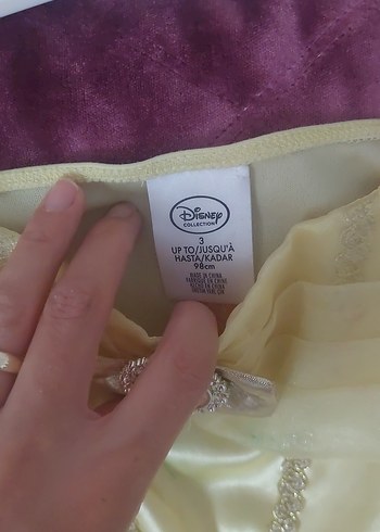 24-36 Ay Beden sarı Renk prenses kostum