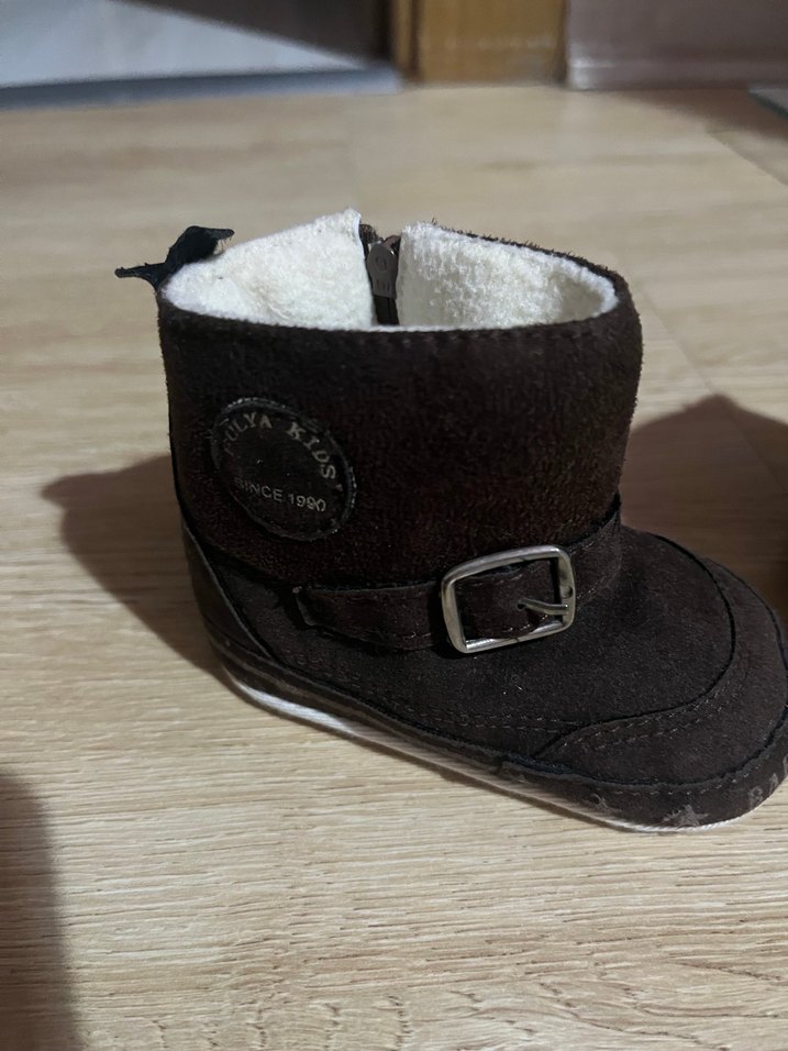 Kahverengi Süet unisex Çocuk Botu - Görsel 2