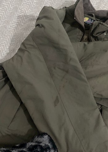 Gri Kapüşonsuz Streetwear Yağmurlukkanguru - Görsel 7