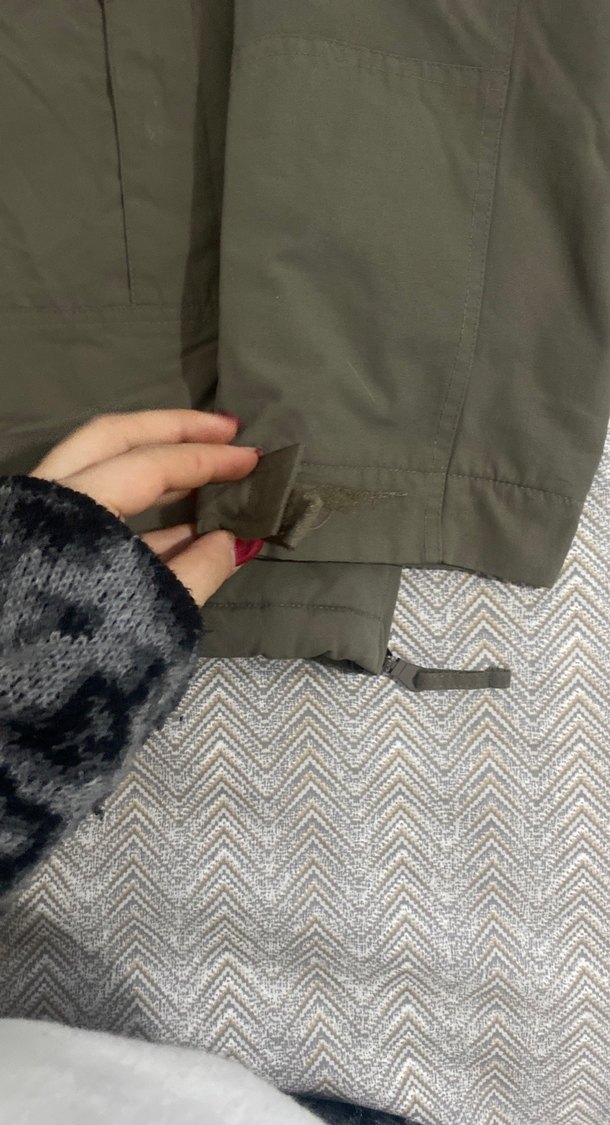 Gri Kapüşonsuz Streetwear Yağmurlukkanguru - Görsel 2