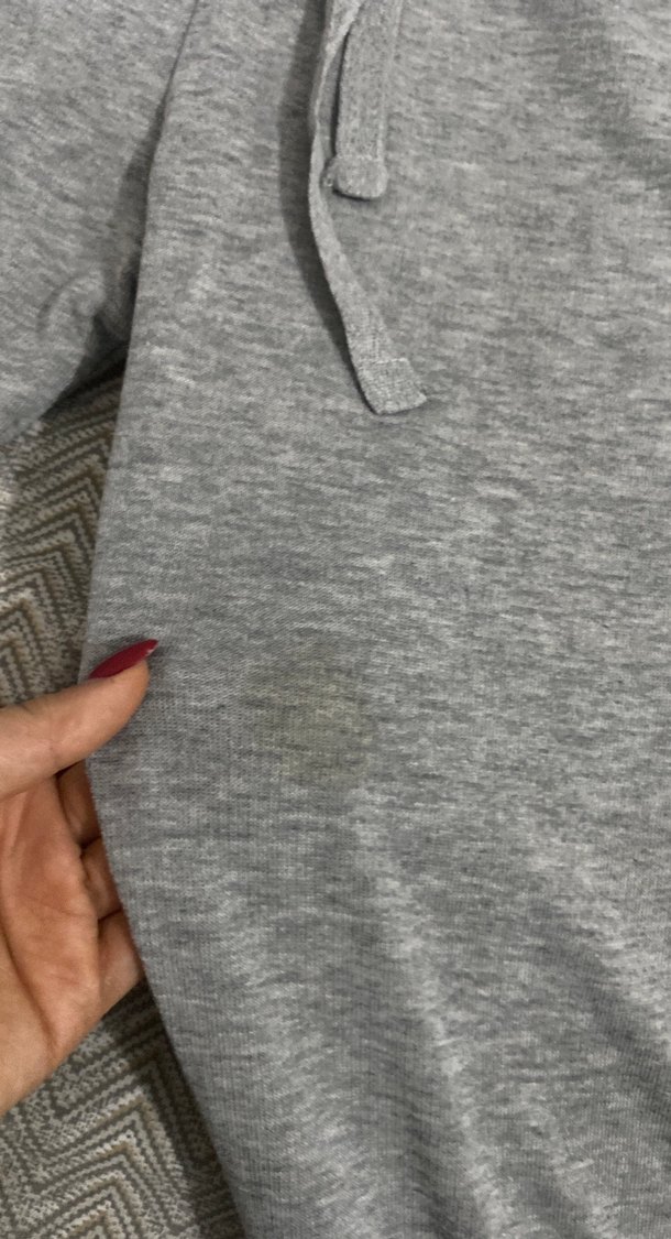 Gri Kadın Pamuklu Rahat Kesim Eşofman - Görsel 2