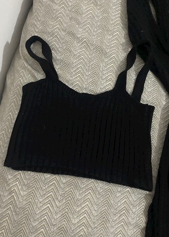 Siyah Uzun Triko takım - Görsel 2