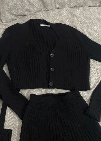 Siyah Uzun Triko takım - Görsel 3