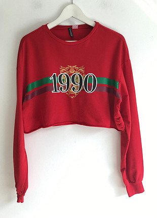 m Beden kırmızı Renk Kırmızı sweatshirt