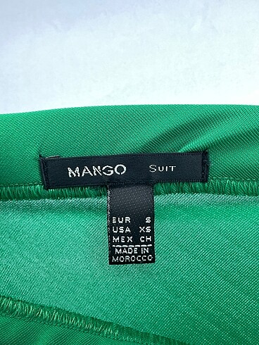 xs Beden yeşil Renk Mango Kısa Elbise %70 İndirimli.