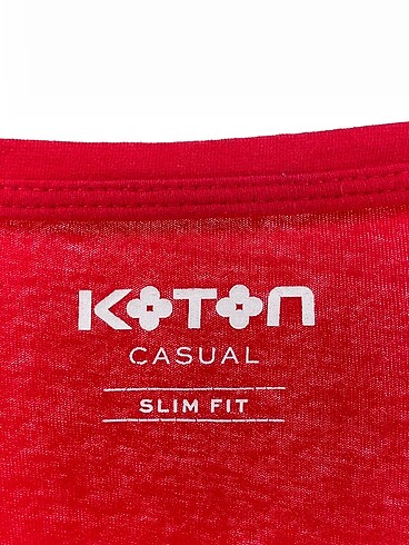 universal Beden kırmızı Renk Koton T-shirt %70 İndirimli.