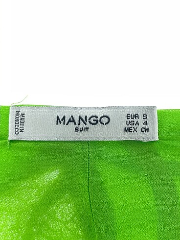 s Beden yeşil Renk Mango Uzun Elbise %70 İndirimli.