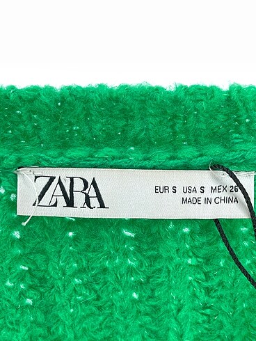 s Beden yeşil Renk Zara Kazak / Triko %70 İndirimli.