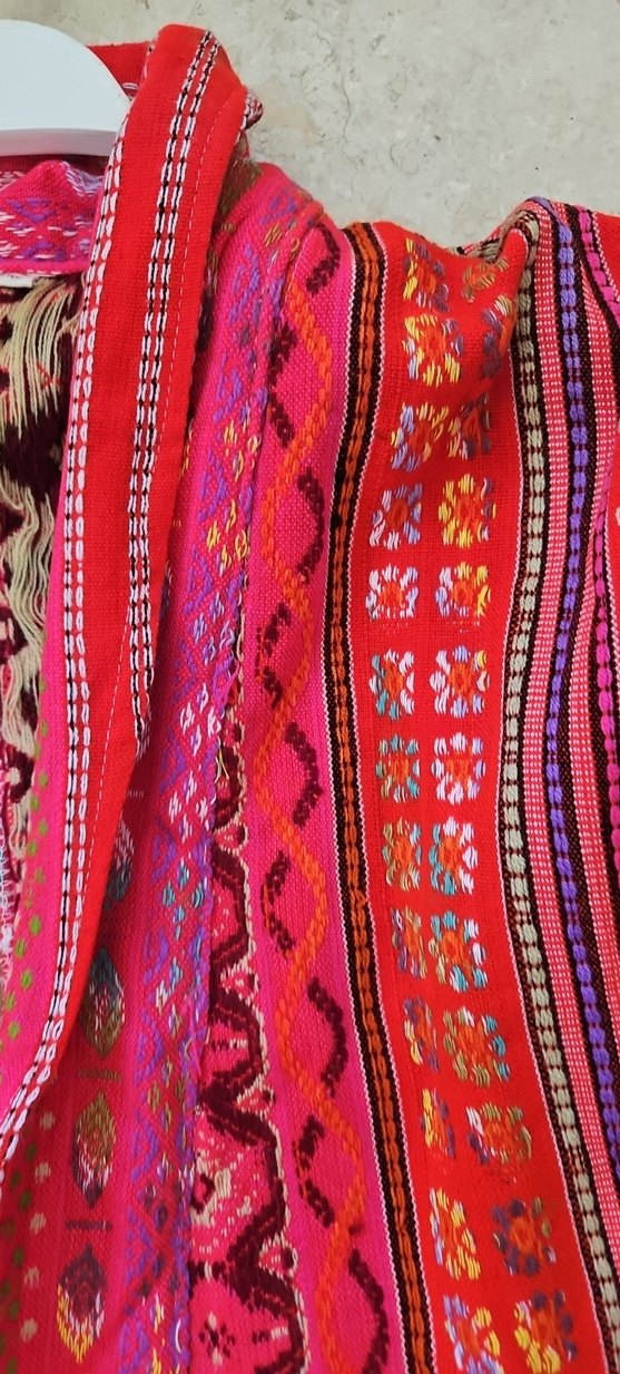 etnik renkli hırka - Görsel 4