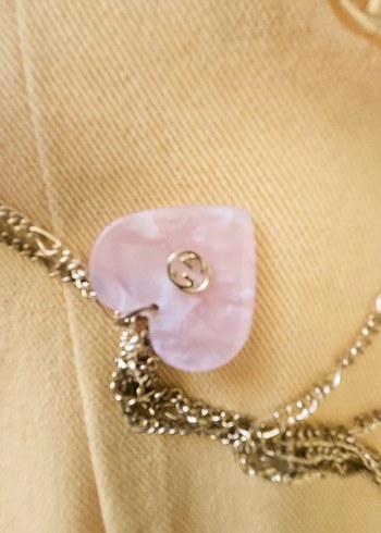 Zincir Detaylı Altın Renk Vintage Kadın Güneş Gözlüğü - Görsel 4