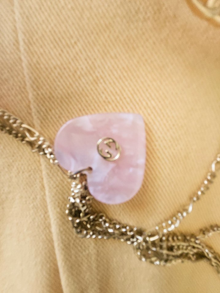 Zincir Detaylı Altın Renk Vintage Kadın Güneş Gözlüğü - Görsel 4