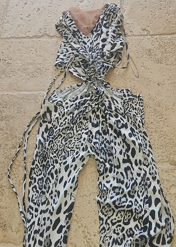 Kadın Yılan Desenli Uzun Tulum - Görsel 9