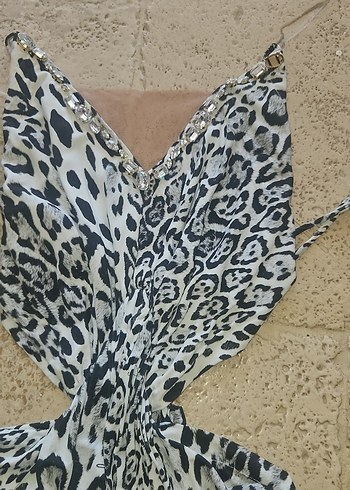 Kadın Yılan Desenli Uzun Tulum - Görsel 6