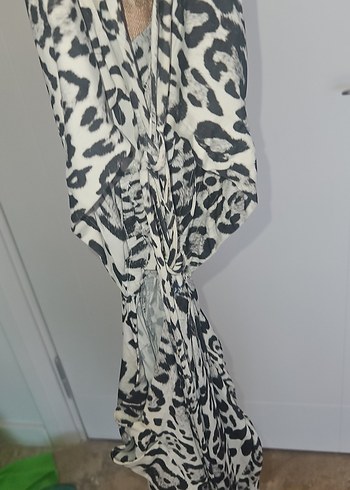 Kadın Yılan Desenli Uzun Tulum - Görsel 12