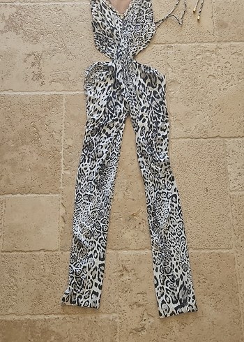 Kadın Yılan Desenli Uzun Tulum - Görsel 2