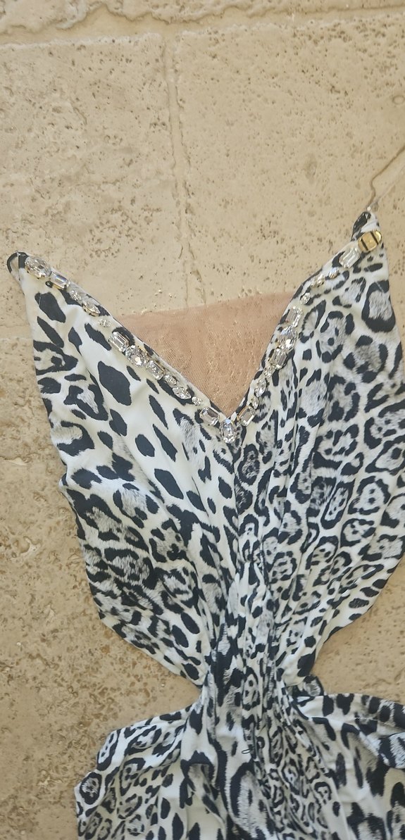 Kadın Yılan Desenli Uzun Tulum - Görsel 3