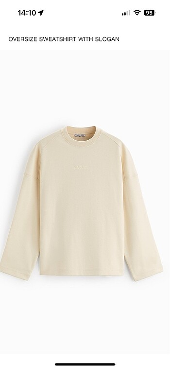 Zara sweatshirt