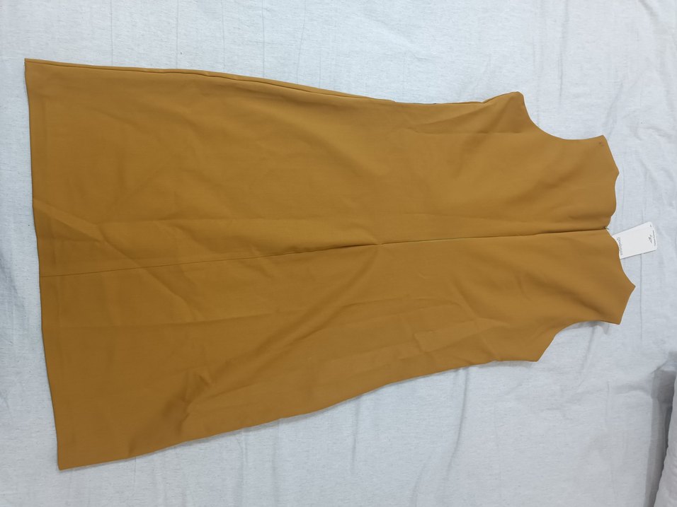 Hardal Kısa Elbise - Görsel 3