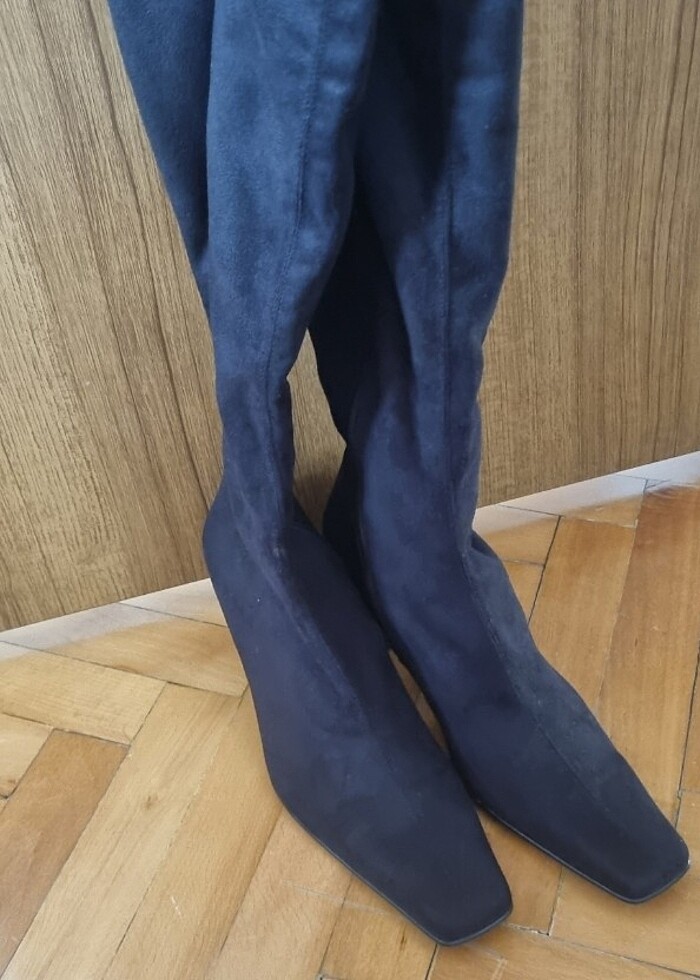 Süet çorap Çizme - Görsel 2