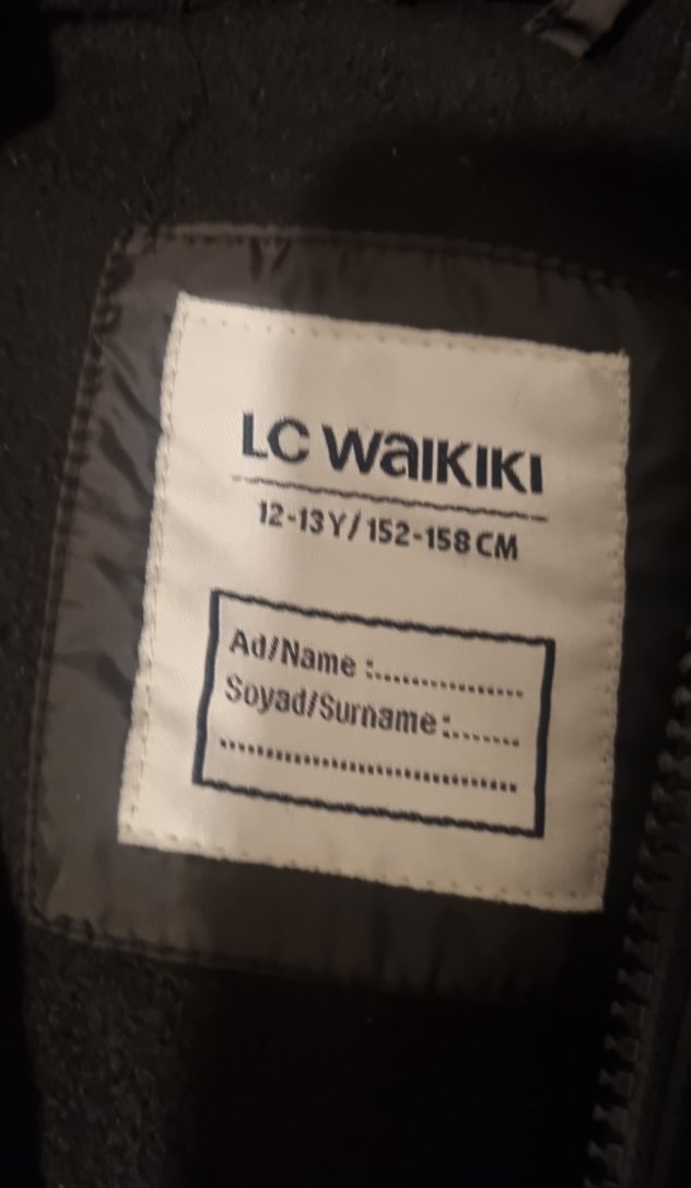 siyah Fermuarlı Erkek Çocuk Mont - Görsel 2