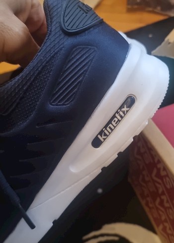 Lacivert Bağcıklı Unisex Spor Ayakkabı - Görsel 4