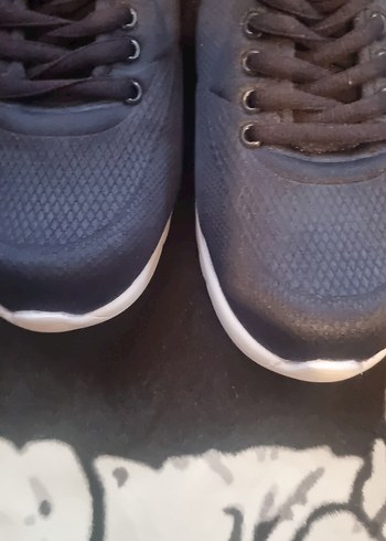 Lacivert Bağcıklı Unisex Spor Ayakkabı - Görsel 5