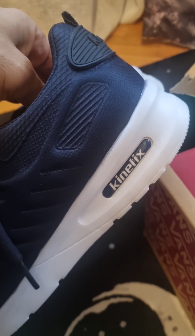 Lacivert Bağcıklı Unisex Spor Ayakkabı - Görsel 4