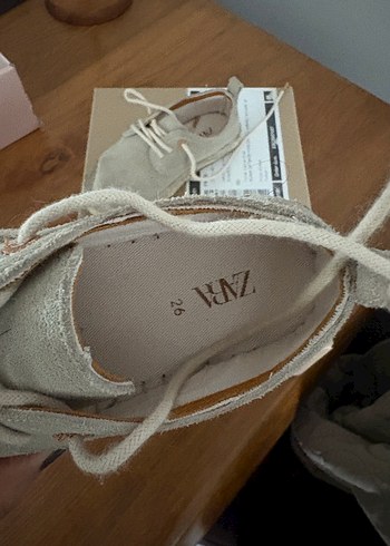 Bej Süet Erkek Çocuk Özel Ayakkabısı - Görsel 2