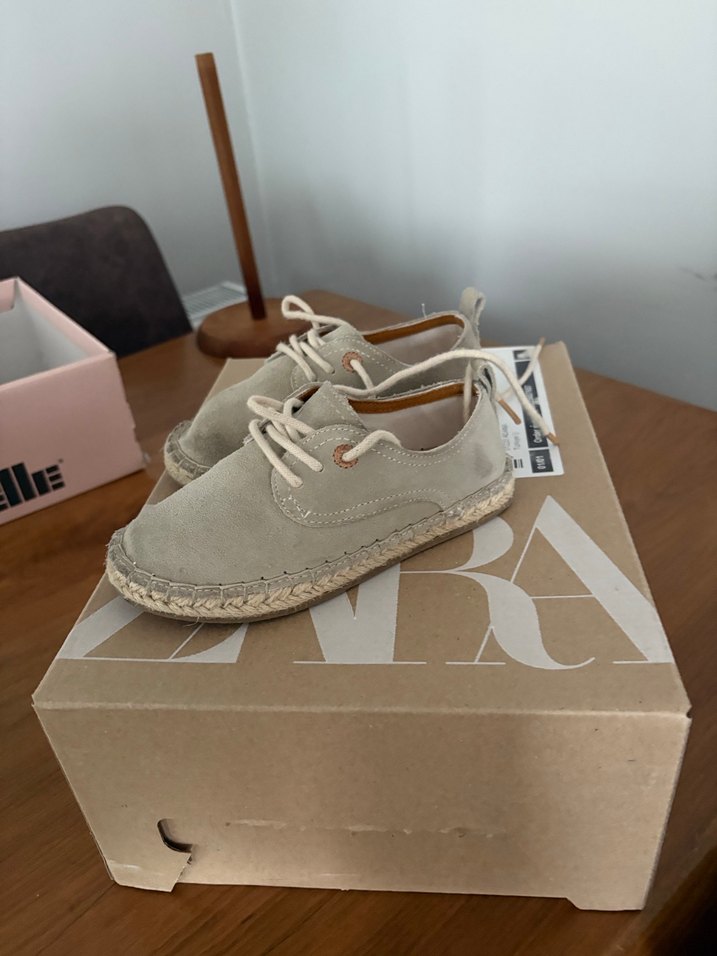 Bej Süet Erkek Çocuk Özel Ayakkabısı - Görsel 3