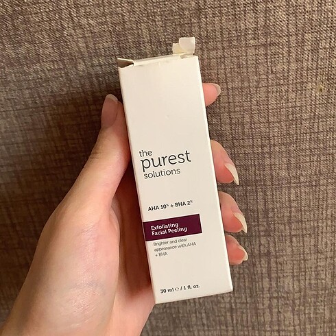 The purest solutions peeling