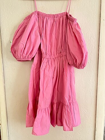 Pembe elbise - Görsel 3