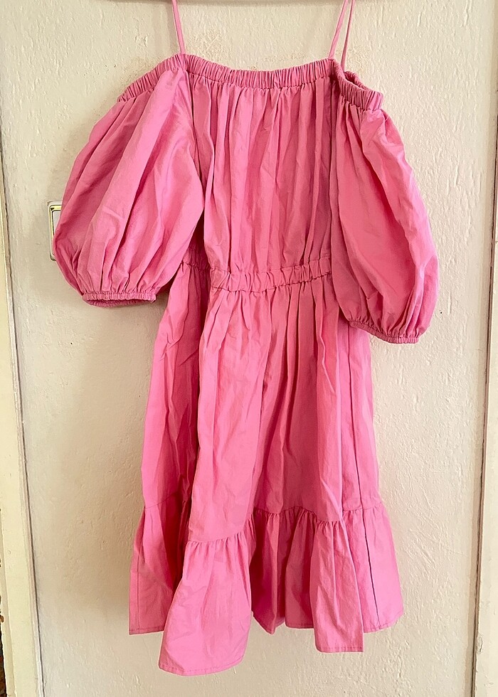 Pembe elbise - Görsel 3