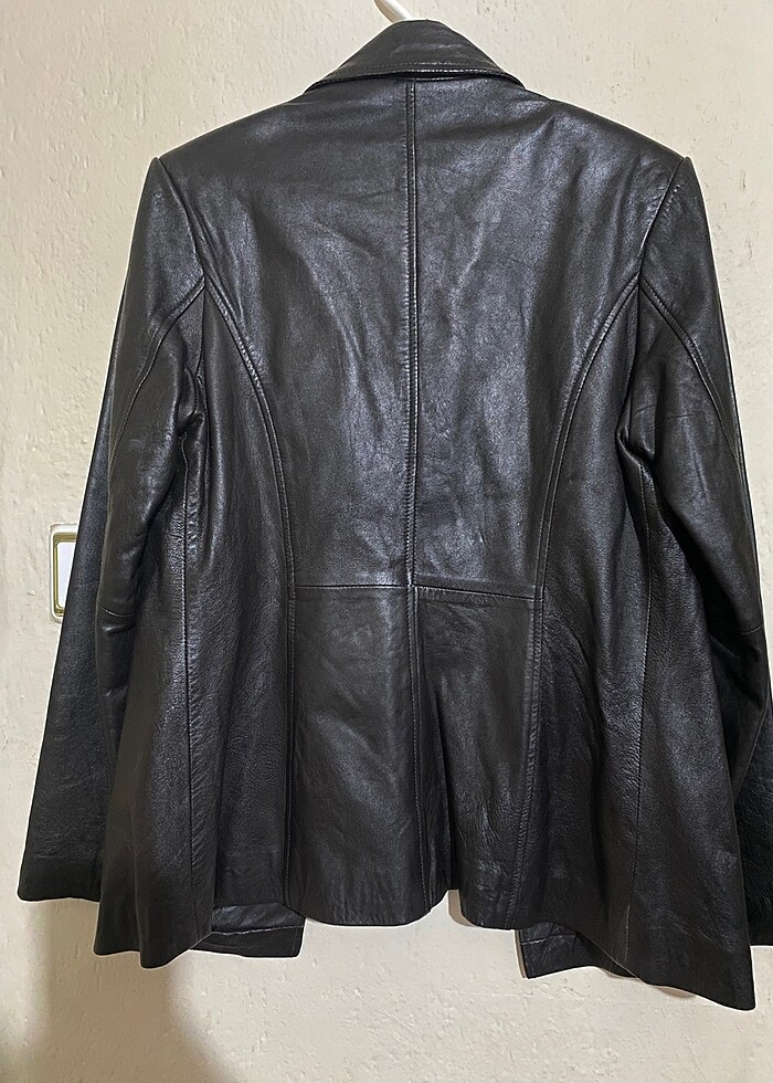 Hatemoğlu deri ceket - Görsel 5