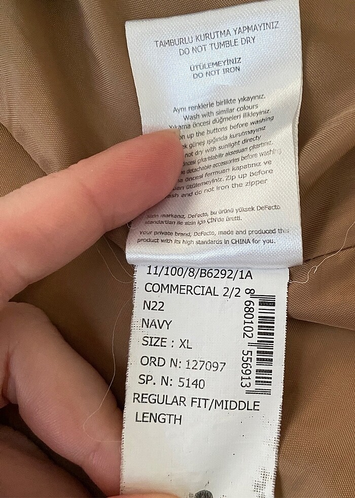 Defacto mont - Görsel 3