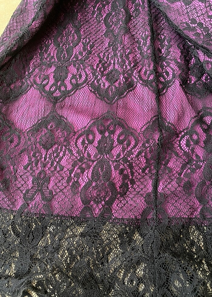 Dantel desenli elbise - Görsel 2