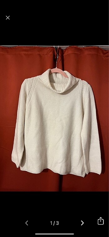 Oxalis Vintage m beden krem kazak