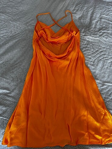 m Beden turuncu Renk #h&m elbise
