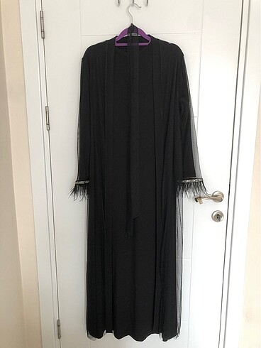 Armine Tül abaya takım