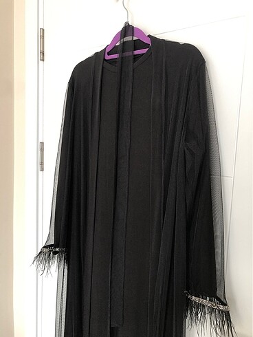 universal Beden Tül abaya takım