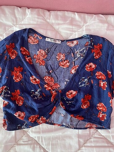 Pull and Bear Crop tişört