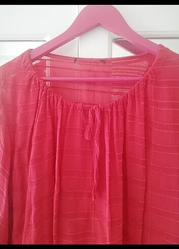 xl Beden turuncu Renk Xl beden bluz #mango 