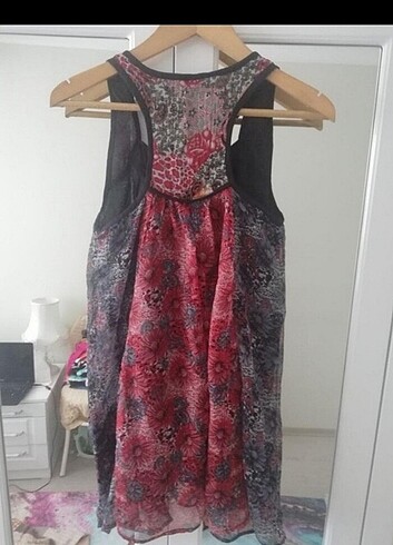 Cep detaylı efil efil pareo elbise - Görsel 6