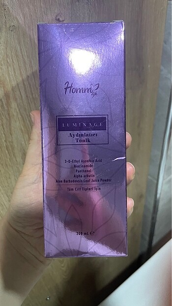 Hommbitkisel leke karşıtı aydınlatıcı tonik luminage