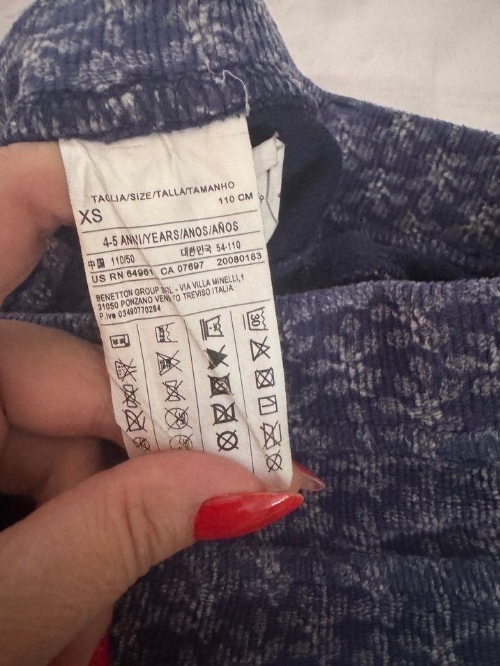 Kız Çocuk Lacivert kafidePantolon - Görsel 5