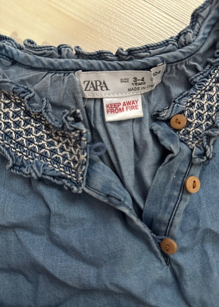 Zara jean gömlek - Görsel 2