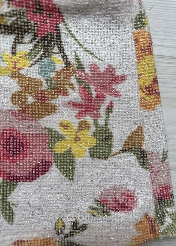 Keten çiçekli Etek
 - Görsel 2