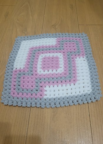 Çok Renkli Örgü Banyo lifi - Görsel 2