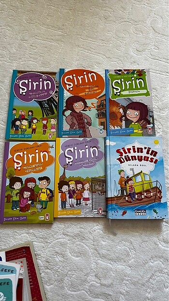 6 adet şirin çocuk kitabı