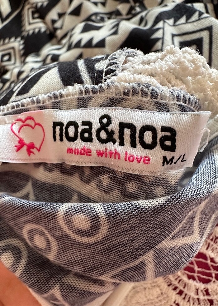 Yakası Dantelli Elbise - Görsel 3